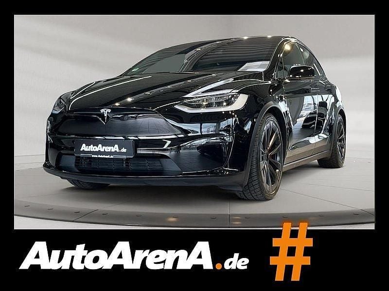 Solid black Gebraucht 2023 Tesla Model X Plaid SUV | 82.346 € (Superpreis) - Bild 1/4