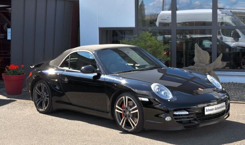 Schwarz Gebraucht 2012 Porsche 997 Turbo Sport Cabrio | 98.500 € (Guter Preis) - Bild 1/4