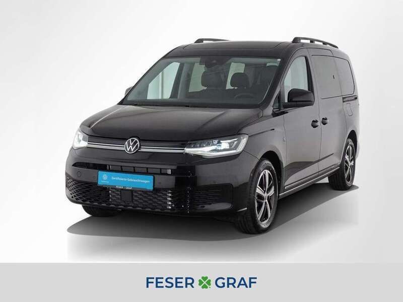 Deep black perleffekt Neu 2025 VW Caddy Maxi Dark Label Van / Kleinbus | 47.490 € (Etwas zu teuer) - Bild 1/4