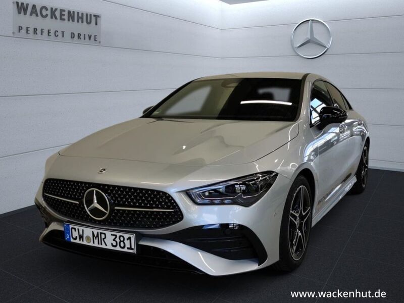 Silber Gebraucht 2024 Mercedes CLA200 AMG line Coupé | 36.290 € (Guter Preis) - Bild 1/4
