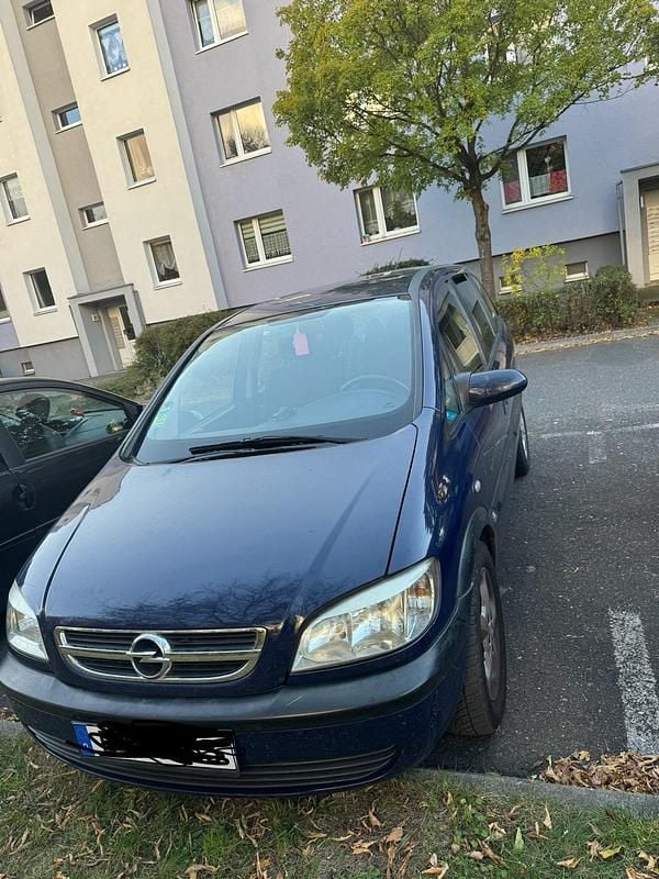 Blau Gebraucht 2004 Opel Zafira Van / Kleinbus | 1.300 € (Superpreis) - Bild 1/4