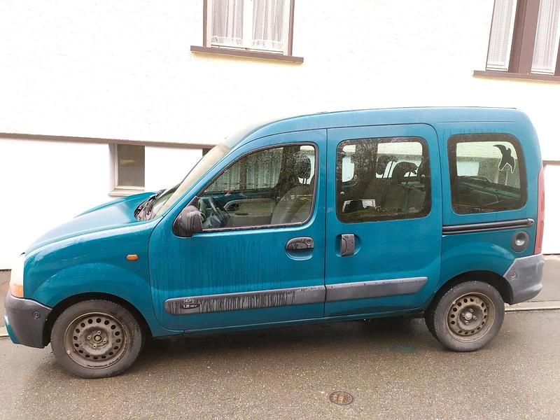 Gebraucht Renault Kangoo 75 PS (55 kW) 2002 Grün Van / Kleinbus