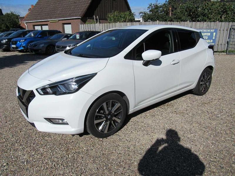 Weiß Gebraucht 2018 Nissan Micra Acenta Kleinwagen | 9.950 € (Fairer Preis) - Bild 1/4