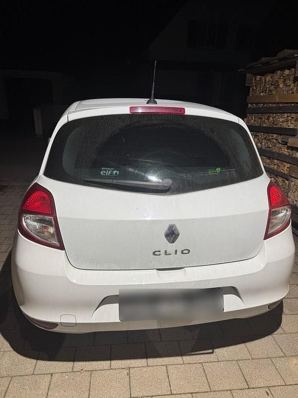 Gebraucht Renault Clio 2010 Weiß Kleinwagen