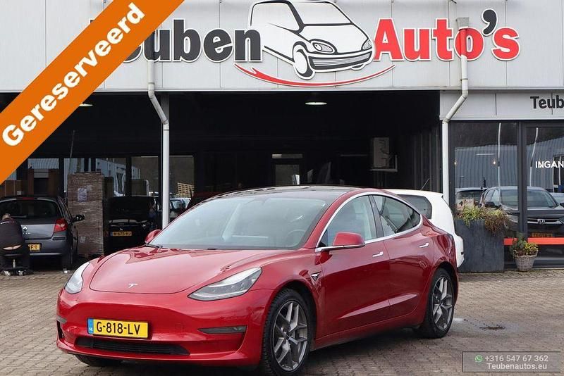 Gebraucht Tesla Model 3 Long Range AWD 258 kW (351 PS) 2019 Rot Limousine