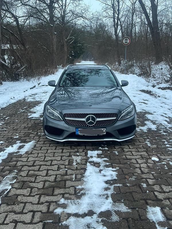 Gebraucht Mercedes C220 AMG line 2017 Grau Kombi