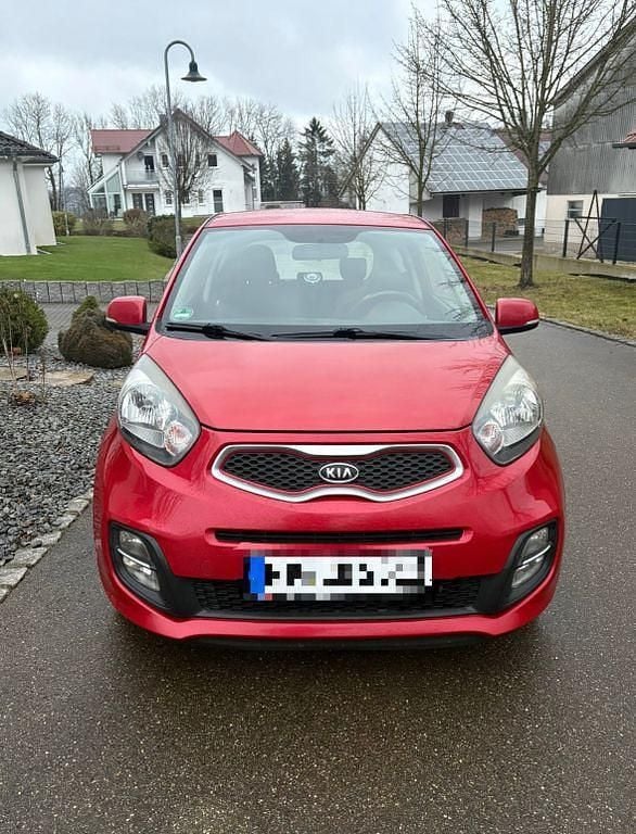 Rot Gebraucht 2012 Kia Picanto Spirit Kleinwagen | 2.200 € (Superpreis) - Bild 1/4