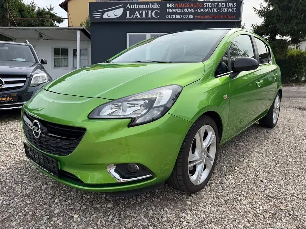 Gebraucht Opel Corsa Color Edition 101 PS (74 kW) 2015 Grün Kleinwagen