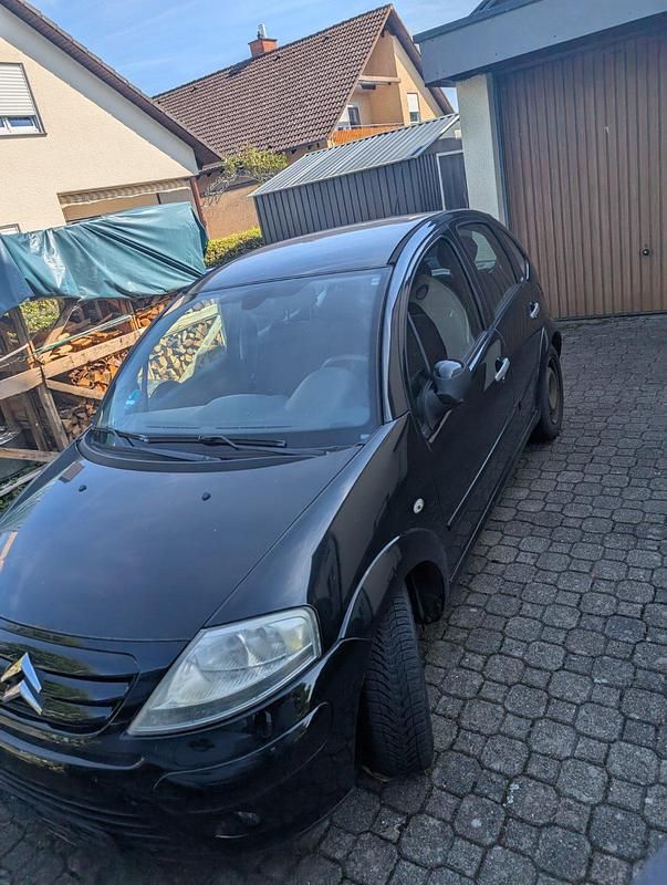 Schwarz Gebraucht 2007 Citroën C3 Kleinwagen | 1.500 € (Superpreis) - Bild 1/4