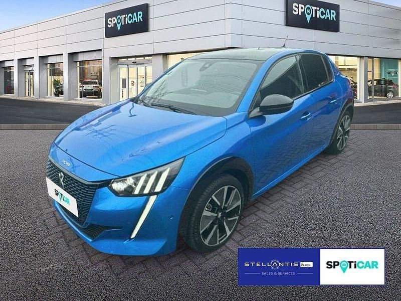 Blau Gebraucht 2021 Peugeot e-208 GTi Kleinwagen | 15.890 € (Fairer Preis) - Bild 1/4