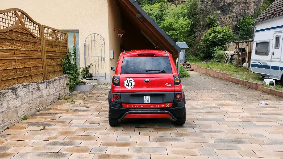 Occasion Microcar M.Go 2017 Rouge Citadine