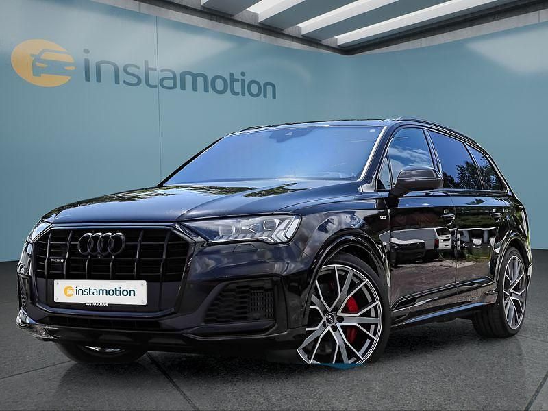 Schwarz Gebraucht 2021 Audi Q7 SUV | 54.199 € (Teuer) - Bild 1/4