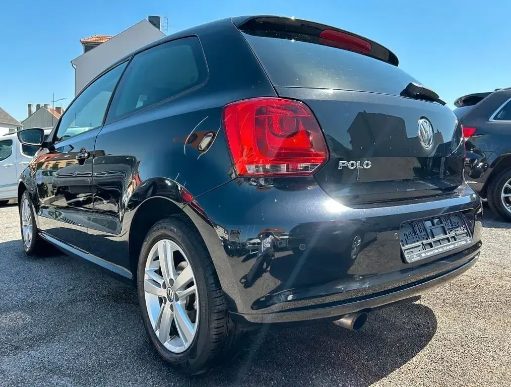 Gebraucht VW Polo Match 90 PS (66 kW) 2012 Schwarz Kleinwagen