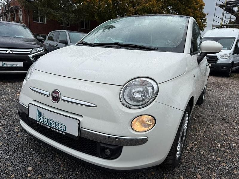 Weiß Gebraucht 2014 Fiat 500 Lounge Kleinwagen | 5.990 € (Guter Preis) - Bild 1/4