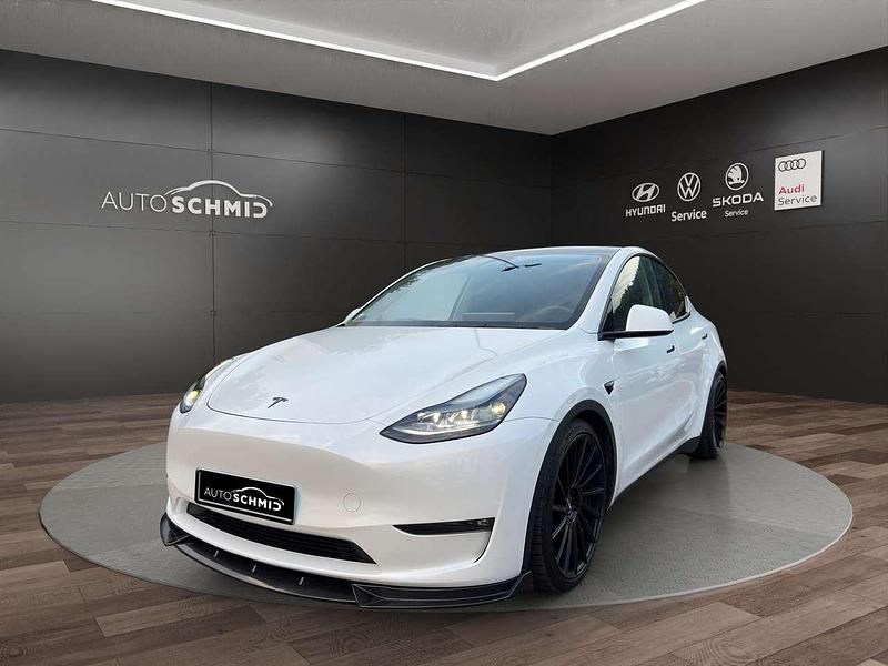 Gebraucht Tesla Model Y Long Range AWD 378 kW (514 PS) 2023 Weiß SUV