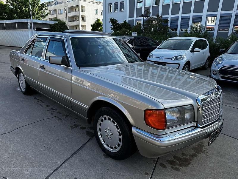 Gold Gebraucht 1986 Mercedes S300 SE Limousine | 10.900 € - Bild 1/4