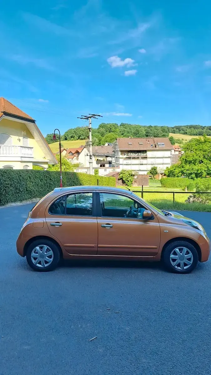 Gebraucht Nissan Micra 2009 Orange Kleinwagen