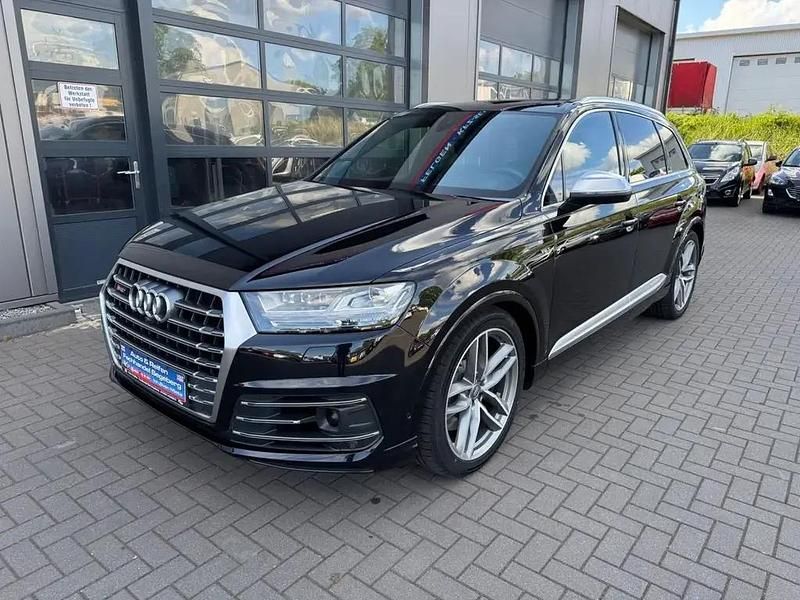 Orcaschwarz metallic Gebraucht 2018 Audi SQ7 SUV | 58.990 € (Teuer) - Bild 1/4