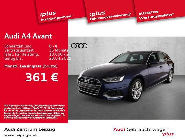 Gebraucht Audi A4 Advanced Plus 150 PS (110 kW) 2024 Navarrablau metallic Kombi
