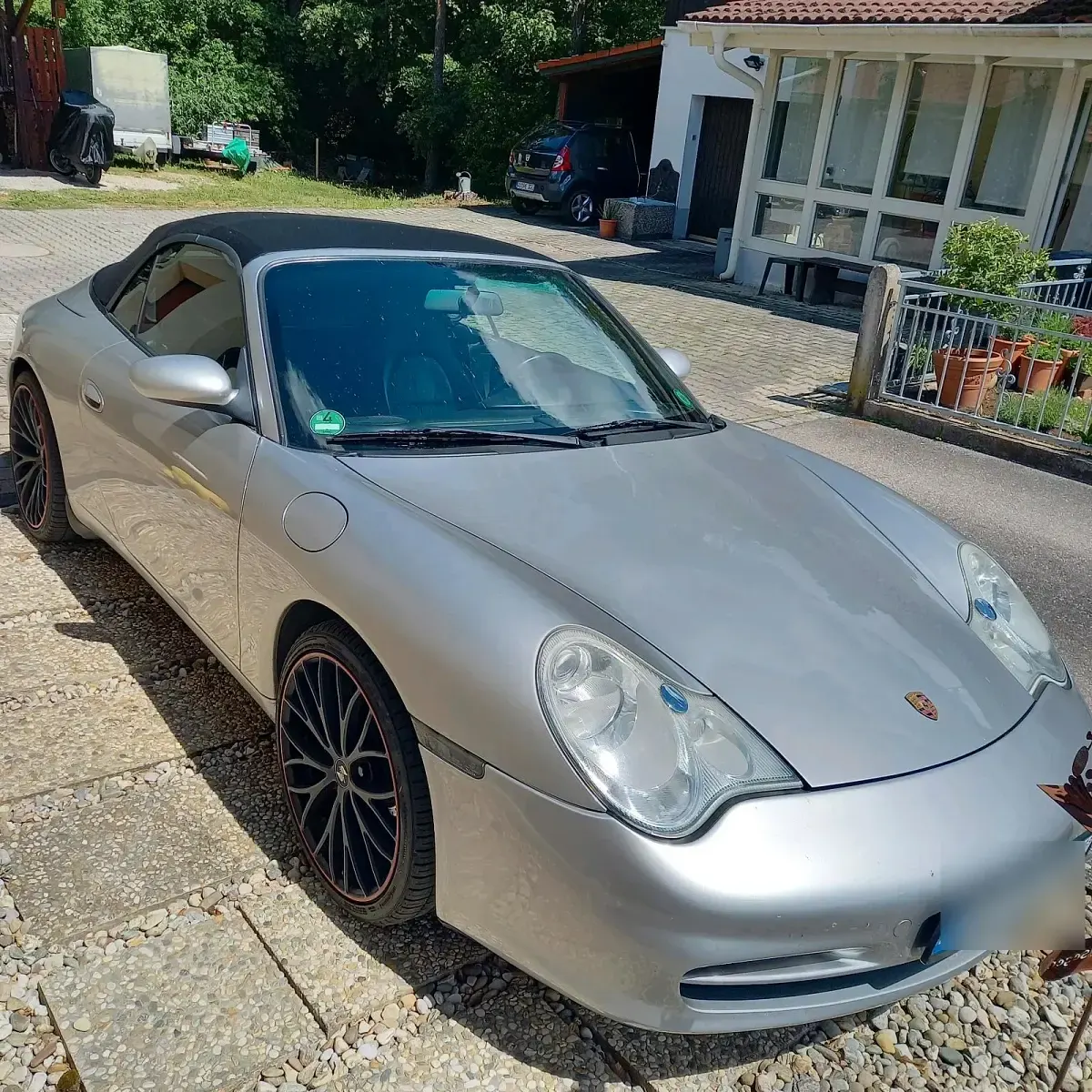 Gebraucht Porsche 996 320 PS (235 kW) 2002 Silber Cabrio