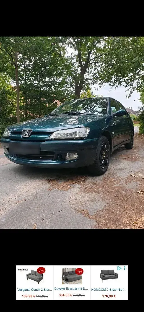 Gebraucht Peugeot 306 Style 75 PS (55 kW) 1999 Grün Limousine