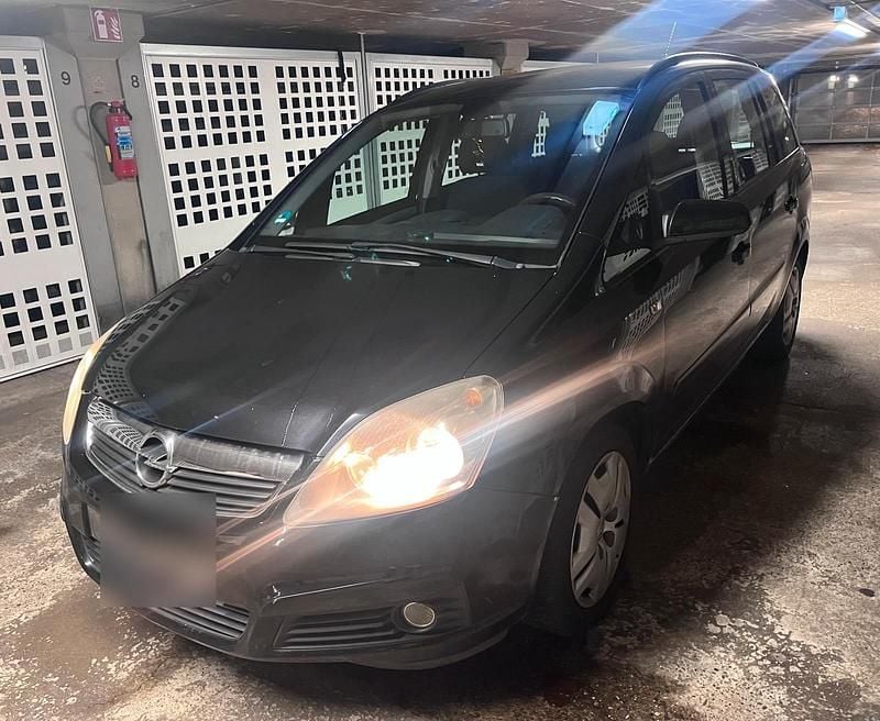 Schwarz Gebraucht 2007 Opel Zafira Van / Kleinbus | 1.400 € (Superpreis) - Bild 1/4