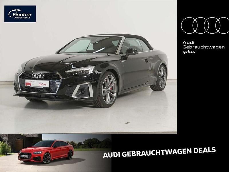 Schwarz Gebraucht 2024 Audi A5 Cabriolet S-Line Cabrio | 63.980 € (Teuer) - Bild 1/4