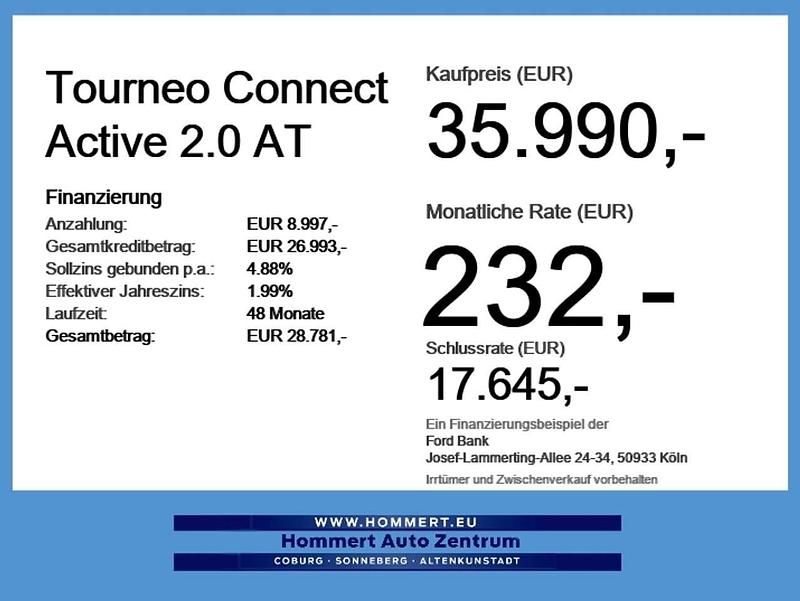 Neu Ford Tourneo Connect Active 122 PS (89 kW) 2026 Boundless blue Van / Kleinbus