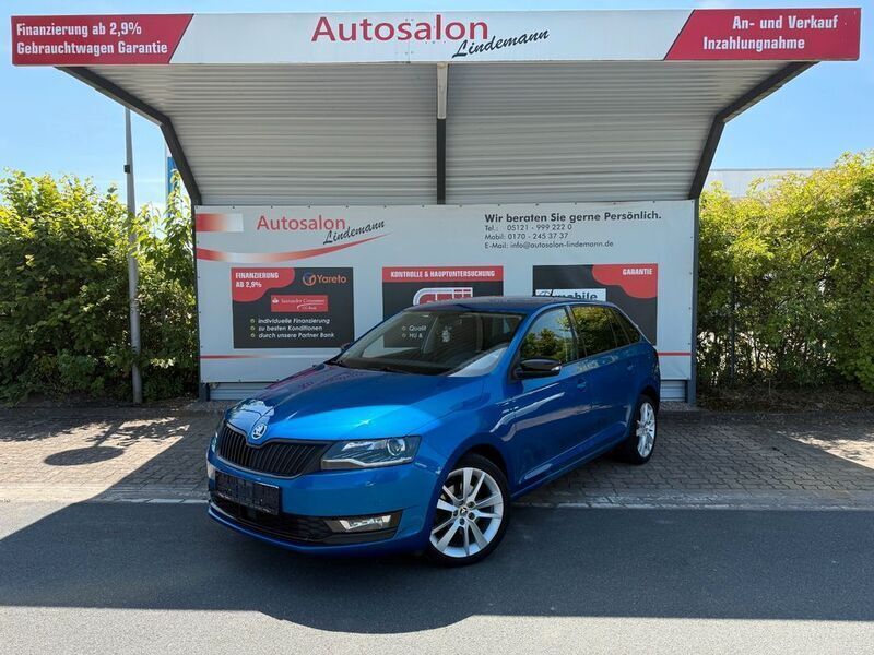 Blau Gebraucht 2018 Skoda Rapid Clever Limousine | 9.800 € (Guter Preis) - Bild 1/4