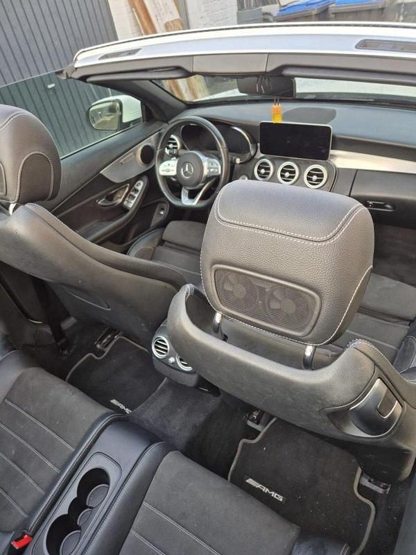 Gebraucht Mercedes C200 AMG line 184 PS (135 kW) 2020 Weiß Cabrio