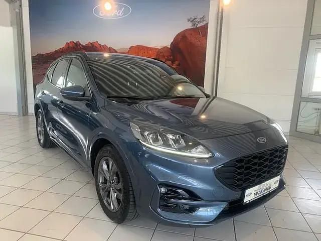 Chromablau Gebraucht 2020 Ford Kuga ST-Line SUV | 23.290 € (Fairer Preis) - Bild 1/4