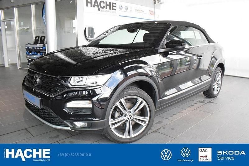 Schwarz Gebraucht 2020 VW T-Roc Cabriolet Style Cabrio | 22.300 € (Fairer Preis) - Bild 1/4