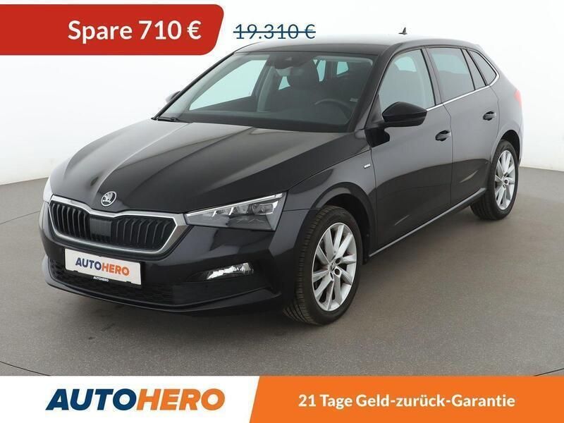 Schwarz Gebraucht 2021 Skoda Scala Clever Kleinwagen | 18.140 € (Etwas zu teuer) - Bild 1/3