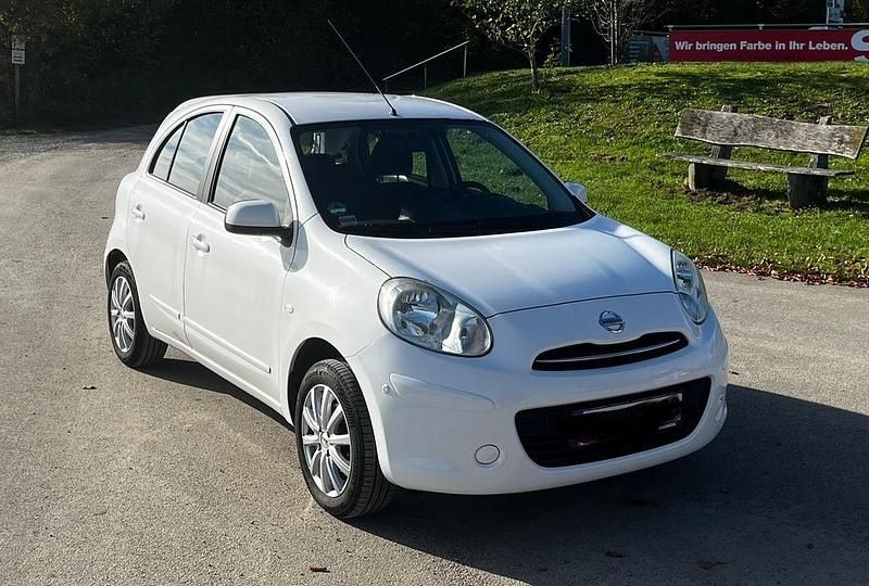 Weiß Gebraucht 2012 Nissan Micra Kleinwagen | 3.800 € (Fairer Preis) - Bild 1/4