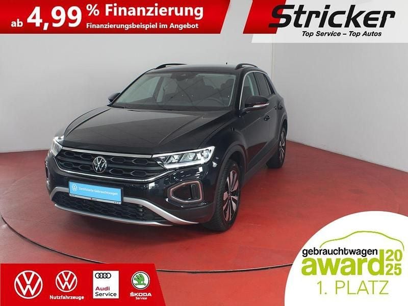 Deep black perlefekt (metallic) Gebraucht 2023 VW T-Roc Move SUV | 19.949 € (Superpreis) - Bild 1/4