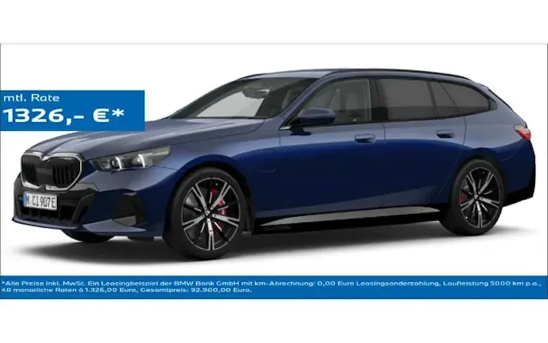 Neu BMW 550e Comfort Edition 489 PS (359 kW) 2026 Blau Kombi