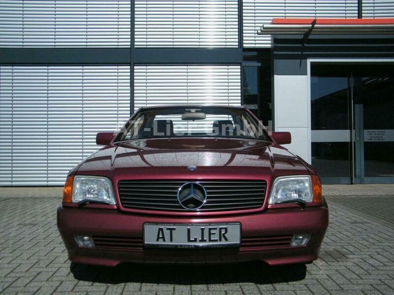 Rot Gebraucht 1993 Mercedes SL300 Cabrio | 29.890 € - Bild 1/4