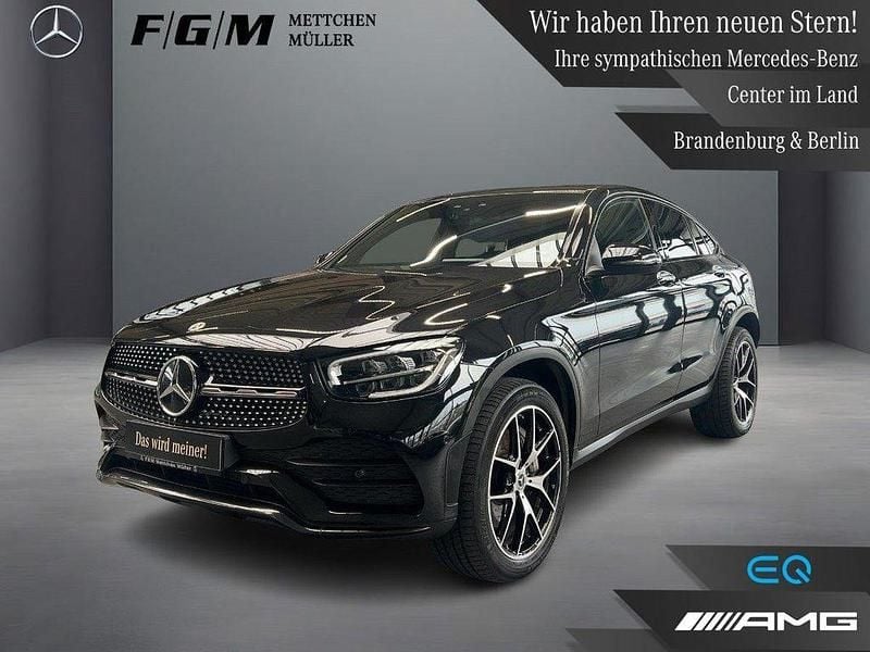 Gebraucht Mercedes GLC300e AMG line 320 PS (235 kW) 2022 Metalliclack obsidianschwarz m Coupé