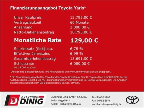 Gebraucht Toyota Yaris Hybrid Team 101 PS (74 kW) 2018 Grau Kleinwagen