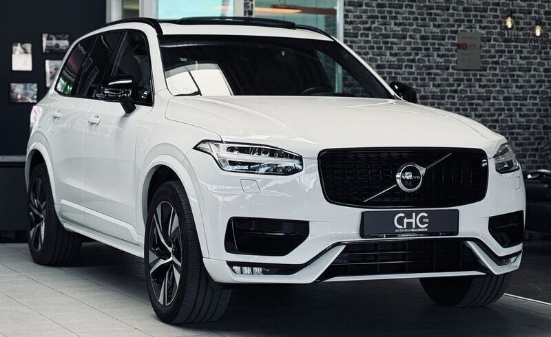 Ice white, solid / solid Gebraucht 2021 Volvo XC90 R-Design SUV | 48.990 € (Teuer) - Bild 1/4