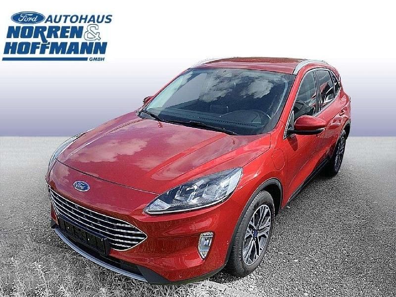 Lucidrot metallic Gebraucht 2020 Ford Kuga Titanium SUV | 23.480 € (Fairer Preis) - Bild 1/4
