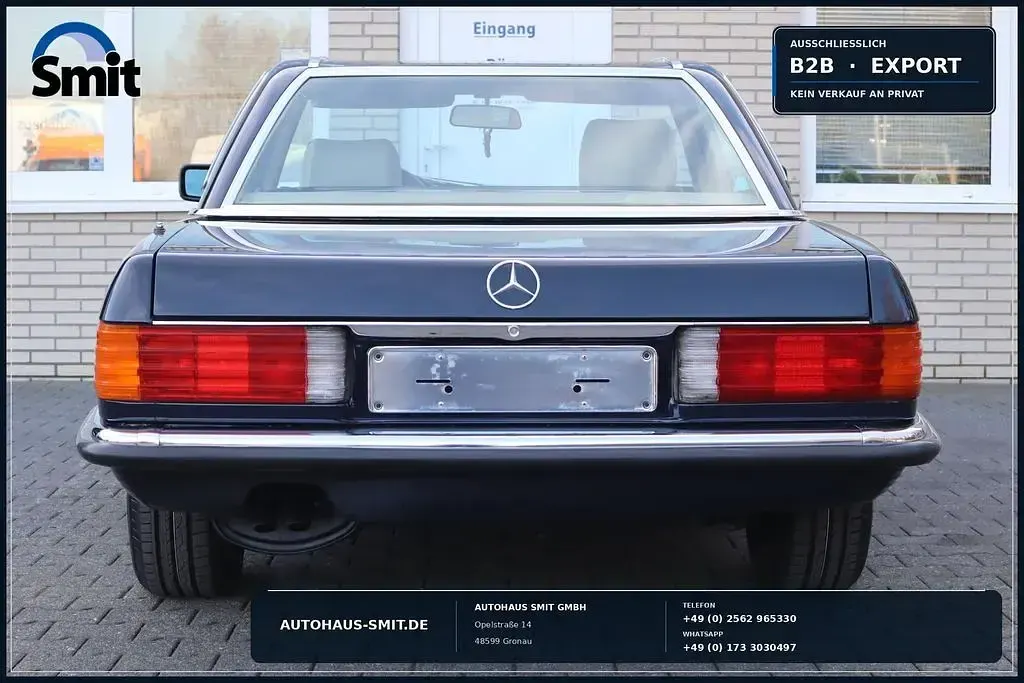 Gebraucht Mercedes SL500 245 PS (180 kW) 1986 Blau Cabrio