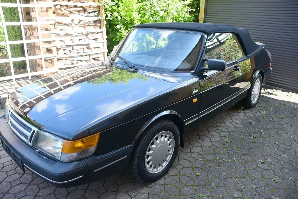 Brugt Saab 900 Cabriolet 126 HK (92 kW) 1990 Sort Cabriolet