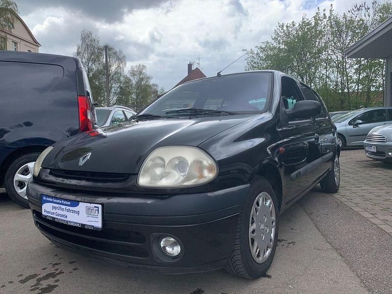 Używany Renault Clio II Authentique 75 KM (55 kW) 2001 Czarny Sedan/Limuzyna