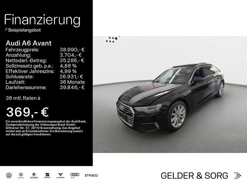 Mythosschwarz metallic Gebraucht 2022 Audi A6 Ambiente Kombi | 38.990 € (Etwas zu teuer) - Bild 1/2