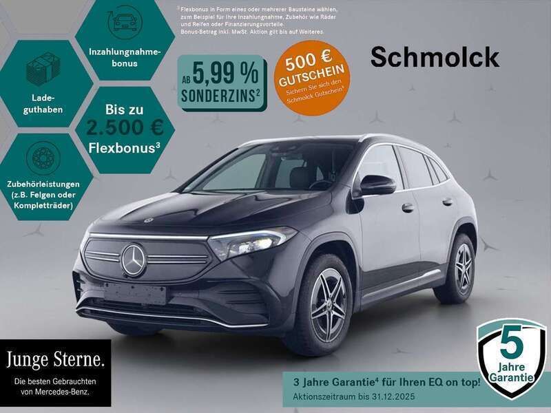Schwarz Gebraucht 2023 Mercedes EQA250 AMG SUV | 38.300 € (Teuer) - Bild 1/4