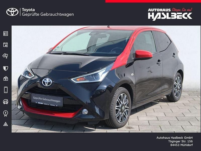 Schwarz Gebraucht 2021 Toyota Aygo X-clusiv Kleinwagen | 14.440 € (Fairer Preis) - Bild 1/4