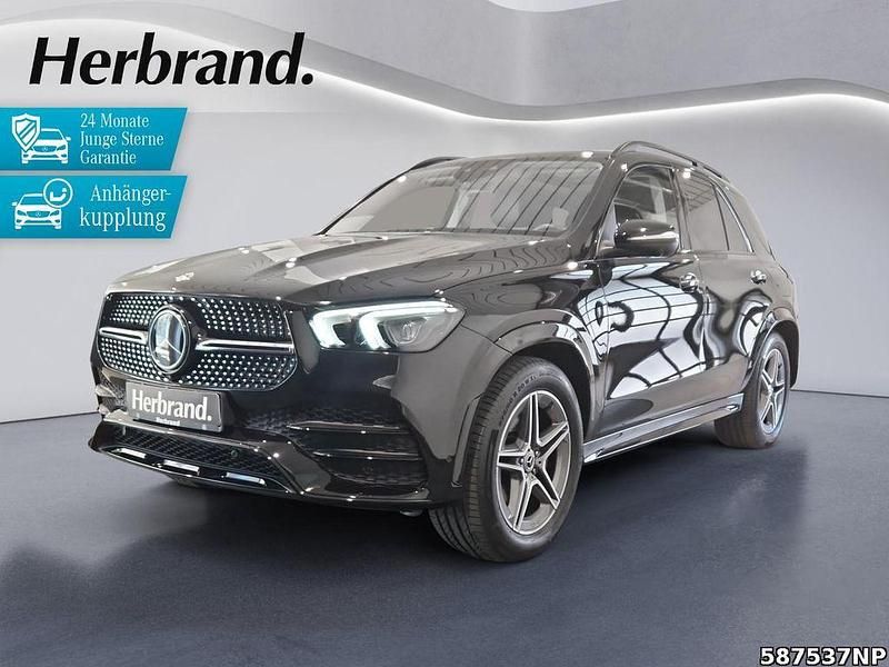 Metalliclack obsidianschwarz Gebraucht 2022 Mercedes GLE350e AMG SUV | 62.980 € (Fairer Preis) - Bild 1/4