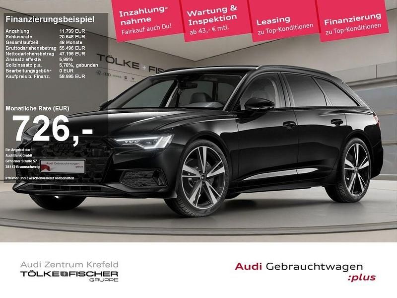 Schwarz Gebraucht 2025 Audi A6 Advanced Kombi | 56.969 € (Superpreis) - Bild 1/2