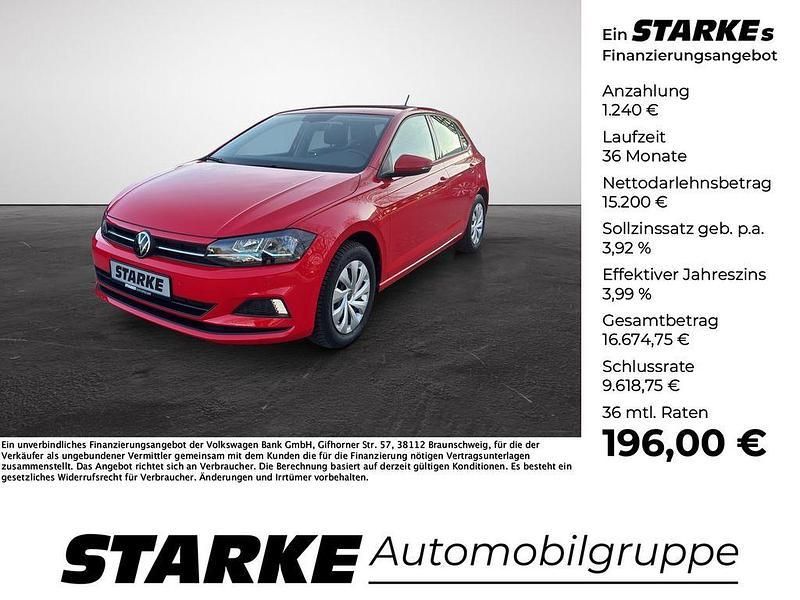 Rot Gebraucht 2021 VW Polo Comfortline Kleinwagen | 16.440 € (Guter Preis) - Bild 1/4